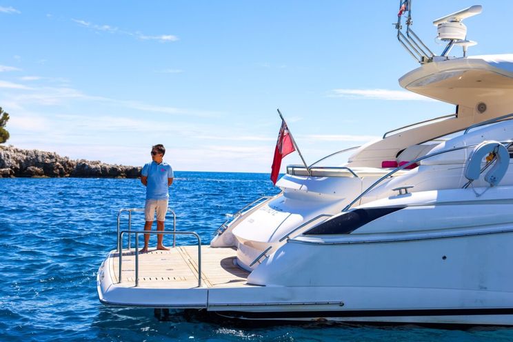 Charter Yacht Princess V56 - French Riviera Day Charter Yacht - Juan les Pins - Antibes - Cannes - St Tropez - Nice