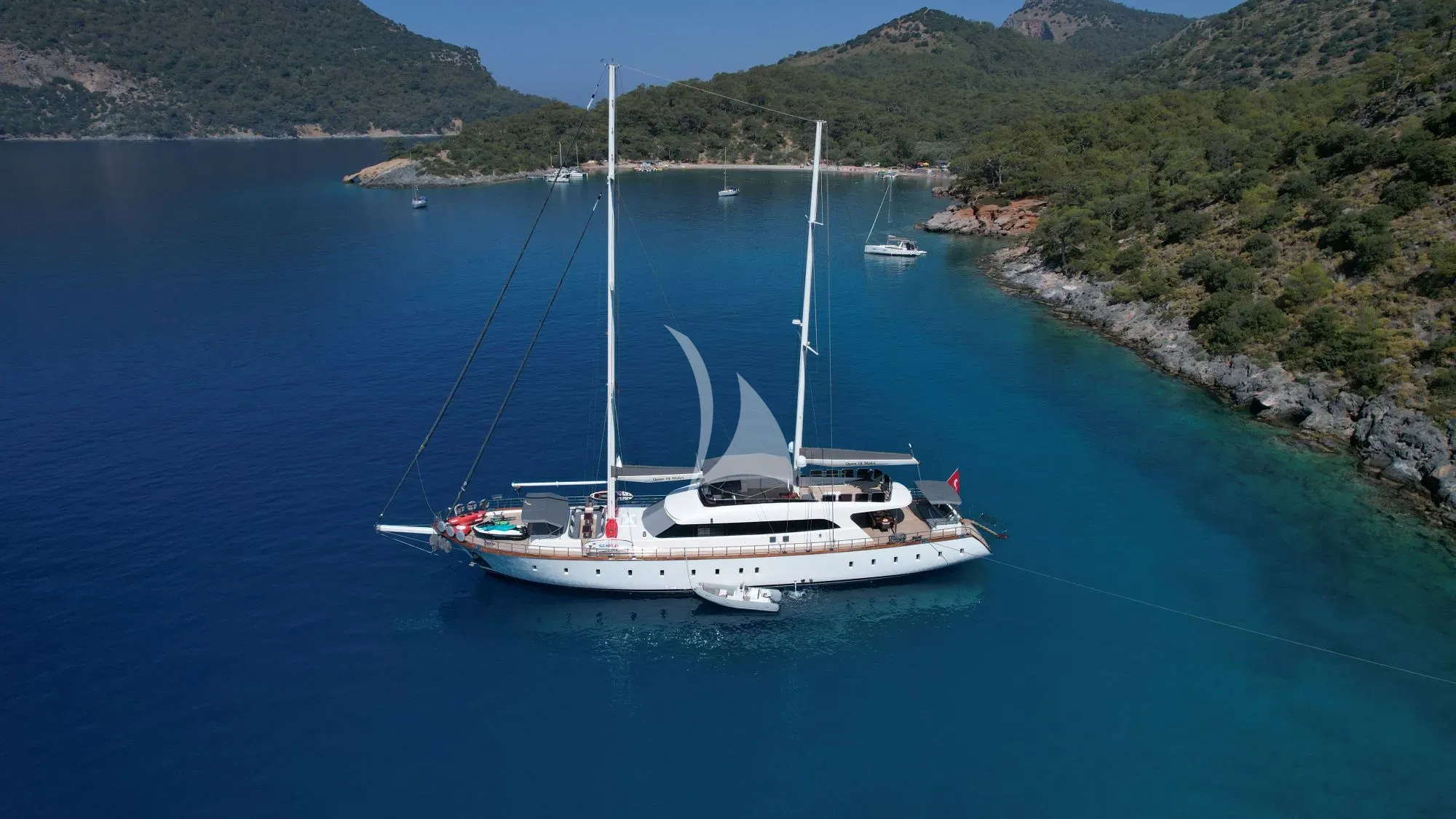 Charter Yacht QUEEN OF MAKRI - Custom Sailing Yacht 40m - 6 Cabins - Bodrum - Marmaris - Gocek - Turkey