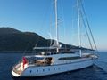QUEEN OF MAKRI Custom Sailing Yacht 40m - anchored QUEEN OF MAKRI Custom Sailing Yacht 40m - anchored