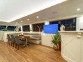 QUEEN OF MAKRI Custom Sailing Yacht 40m - main dining area QUEEN OF MAKRI Custom Sailing Yacht 40m - main dining area