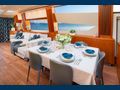 QUANTUM Sunseeker Predator 108 Crewed Motor Yacht Dining Area