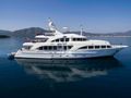 QUEST R Benetti Classic 120 - anchored side profile QUEST R Benetti Classic 120 - anchored side profile