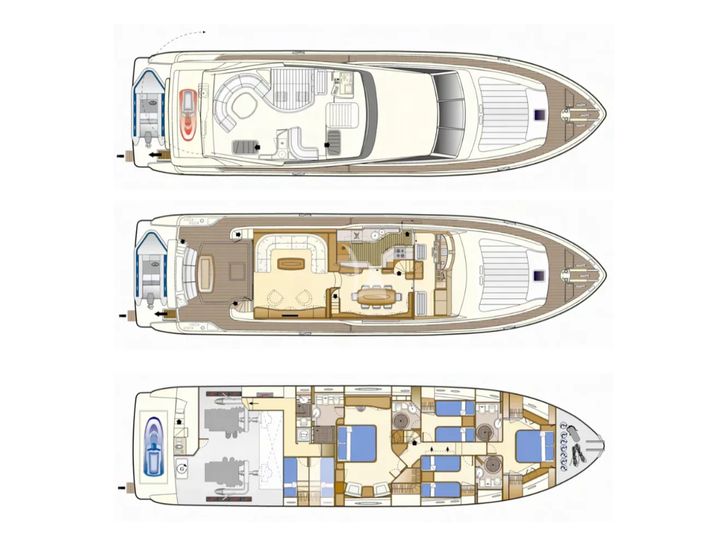 QUO VADIS I Ferretti 760 - layout QUO VADIS I Ferretti 760 - layout