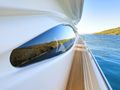 QUO VADIS I Ferretti 760 - side walkway QUO VADIS I Ferretti 760 - side walkway