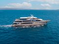 QUEEN ELEGANZA Custom Motor Yacht 49m - cruising side profile QUEEN ELEGANZA Custom Motor Yacht 49m - cruising side profile