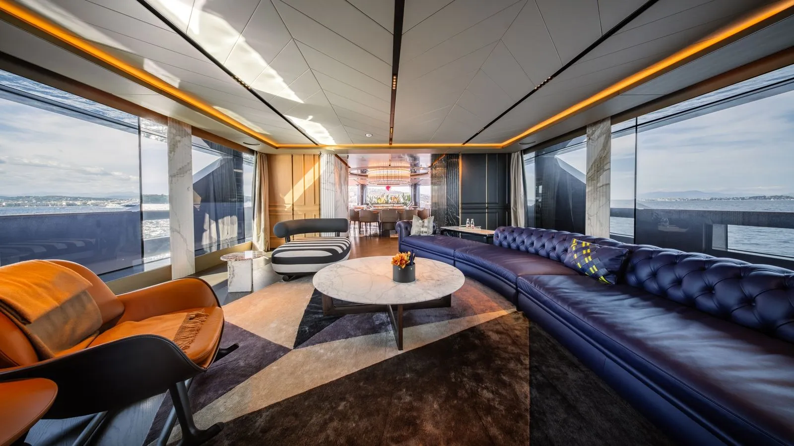 RAJA Admiral 55m Interior Saloon