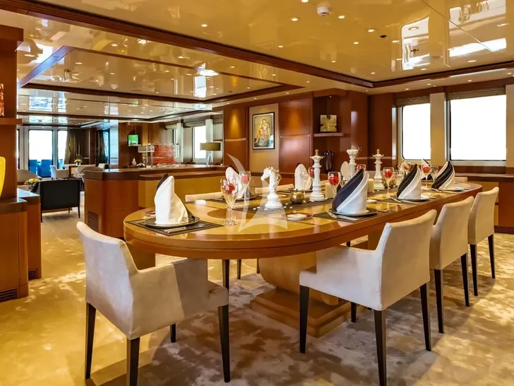 RARE FIND Proteksan Turquoise 55m - main dining area RARE FIND Proteksan Turquoise 55m - main dining area