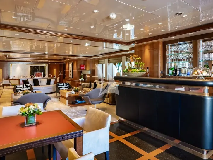 RARE FIND Proteksan Turquoise 55m - main saloon bar and lounge RARE FIND Proteksan Turquoise 55m - main saloon bar and lounge
