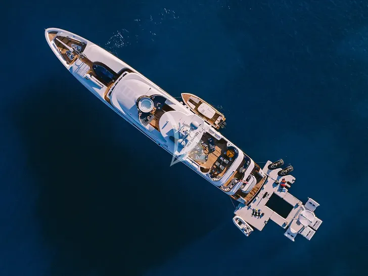 RARE FIND Proteksan Turquoise 55m - top aerial shot RARE FIND Proteksan Turquoise 55m - top aerial shot