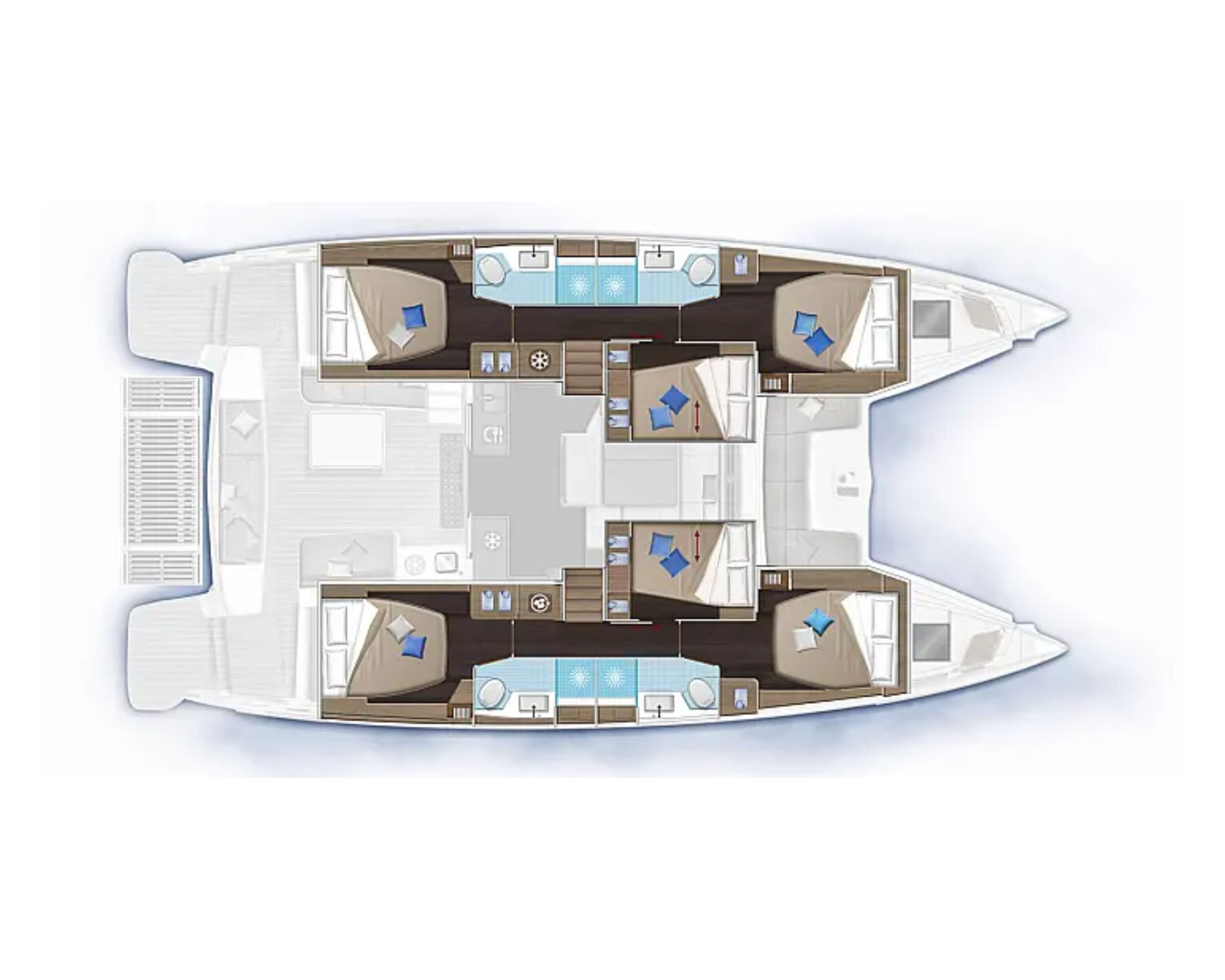 Layout for REALITY Lagoon 51 - layout
