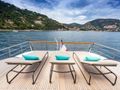 REGINE OF CANNES Sanlorenzo SL78 - flybridge sun beds REGINE OF CANNES Sanlorenzo SL78 - flybridge sun beds