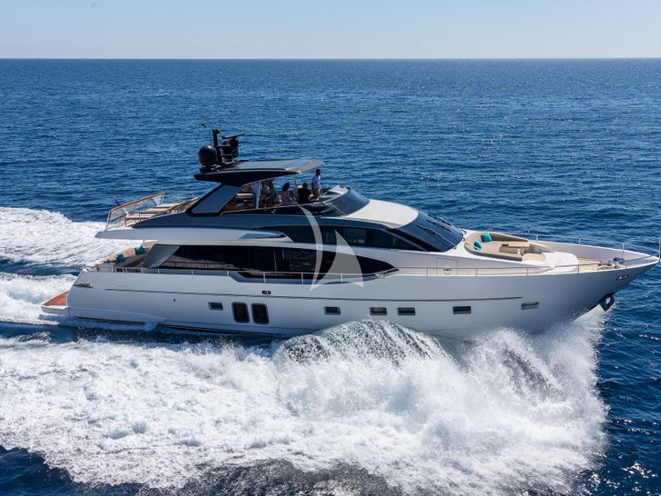 REGINE OF CANNES Sanlorenzo SL78 - main profile REGINE OF CANNES Sanlorenzo SL78 - main profile