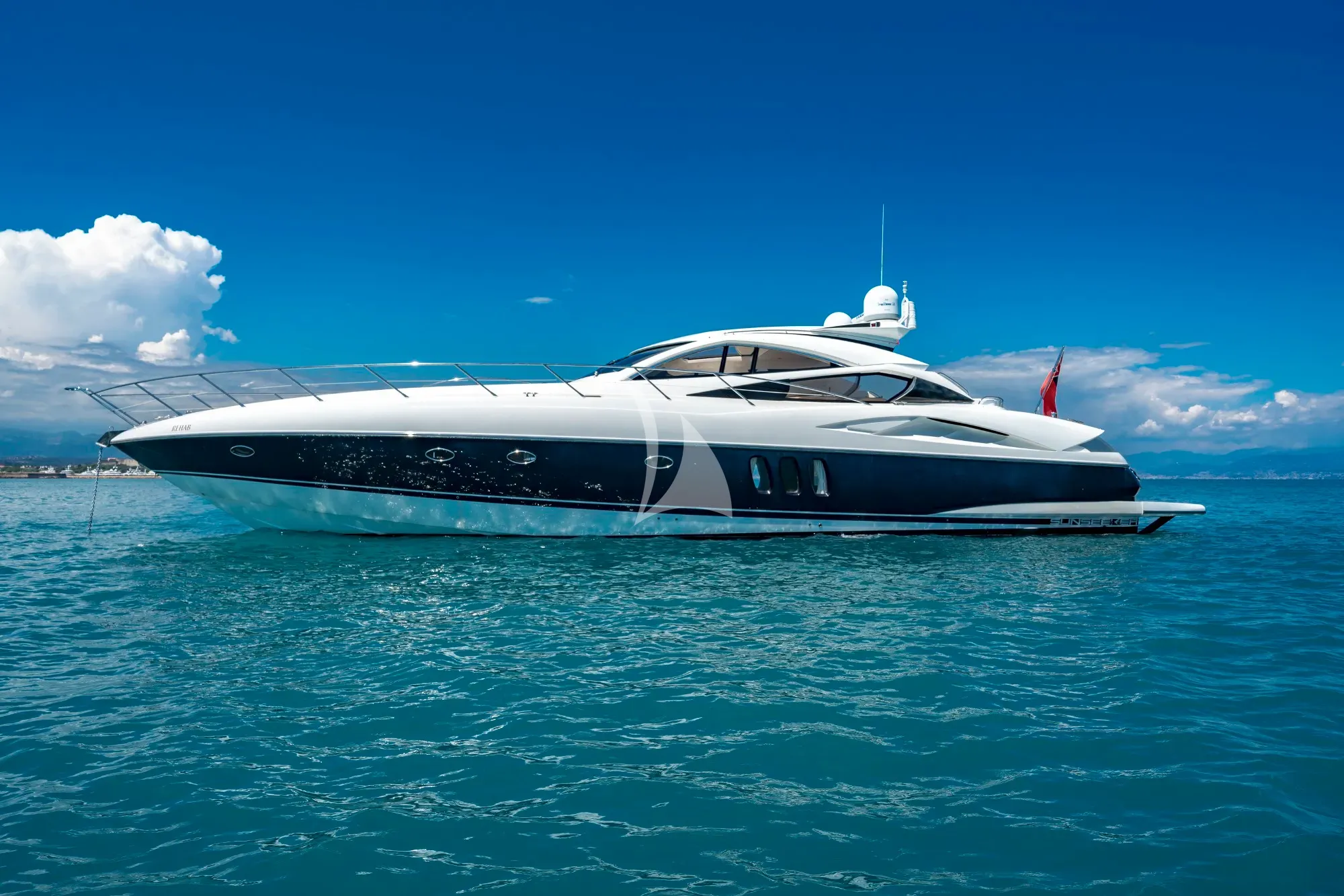 REHAB Sunseeker Predator 68 - anchored