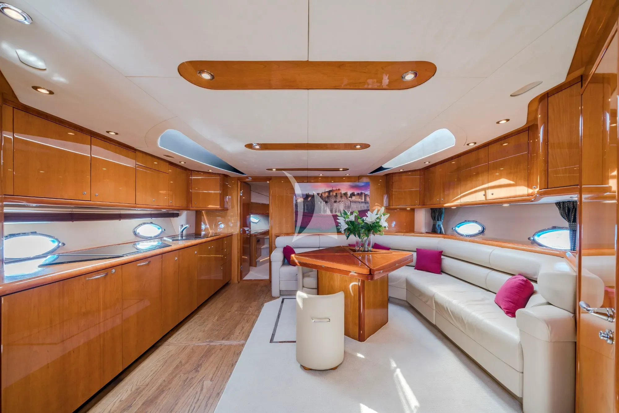 REHAB Sunseeker Predator 68 - main saloon