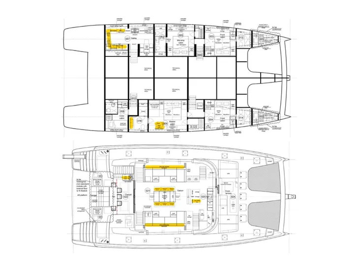 RELENTLESS II 80 Sunreef 80 - layout RELENTLESS II 80 Sunreef 80 - layout