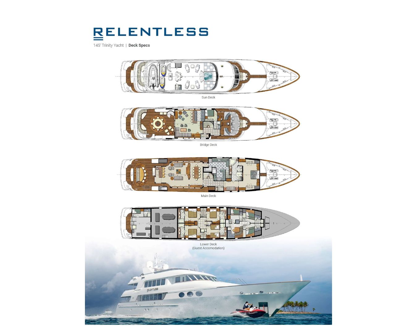 Layout for RELENTLESS Trinity 145 - layout