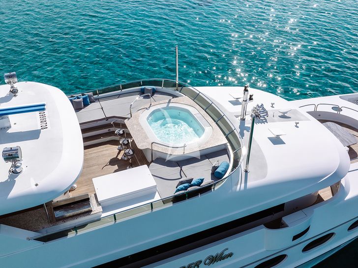 REMEMBER WHEN Christensen 162 flybridge aerial shot REMEMBER WHEN Christensen 162 flybridge aerial shot