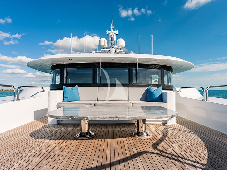 REMEMBER WHEN Christensen 162 foredeck lounging area REMEMBER WHEN Christensen 162 foredeck lounging area