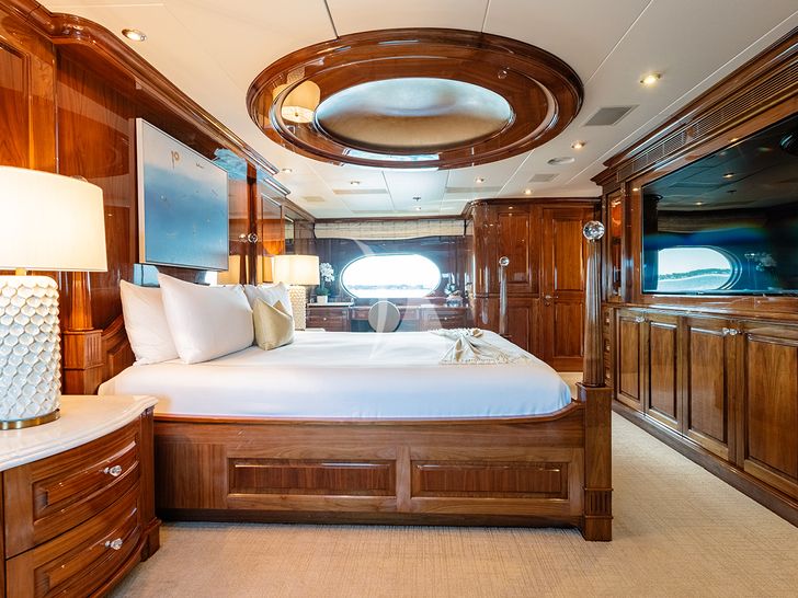REMEMBER WHEN Christensen 162 master cabin bed with TV REMEMBER WHEN Christensen 162 master cabin bed with TV