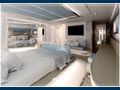 RENATA Cerri Cantieri Navali 40m VIP cabin 1 bed and TV
