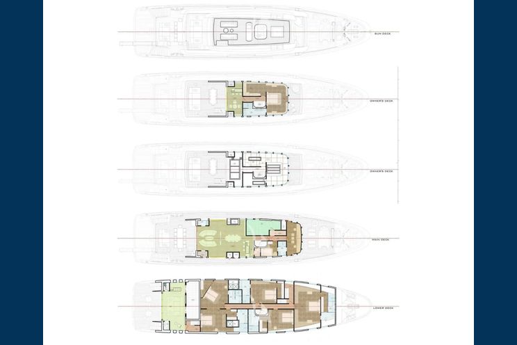 Layout for RENATA Cerri Cantieri Navali 40m layout
