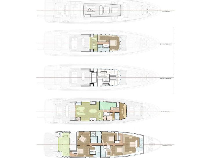 RENATA Cerri Cantieri Navali 40m - layout RENATA Cerri Cantieri Navali 40m - layout