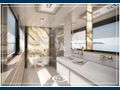 RENATA Cerri Cantieri Navali 40m master cabin bathroom
