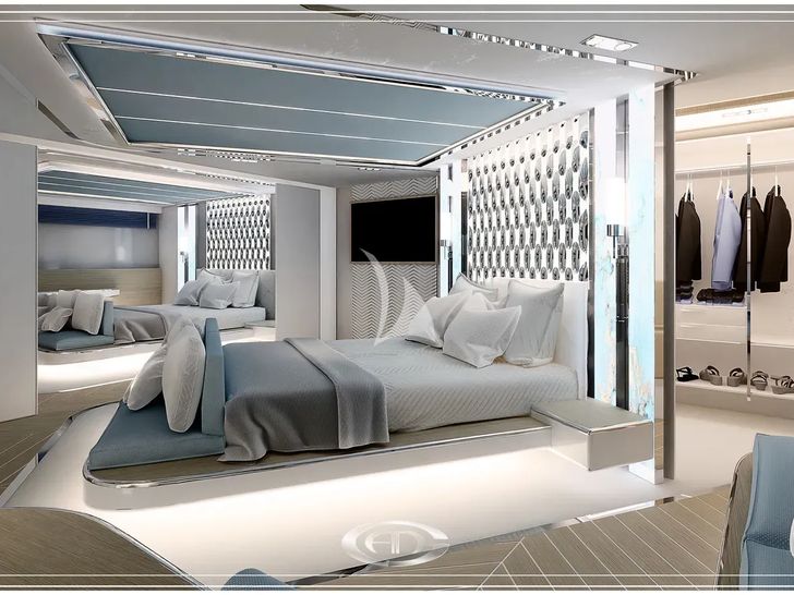 RENATA Cerri Cantieri Navali 40m - master cabin RENATA Cerri Cantieri Navali 40m - master cabin