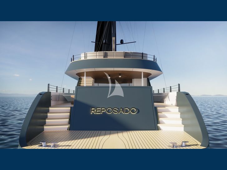 REPOSADO Tramontana Custom Yacht 52 m aft deck