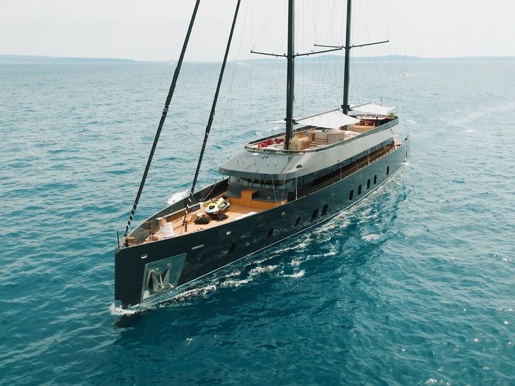 REPOSADO Tramontana Custom Yacht 52 m - cruising profile REPOSADO Tramontana Custom Yacht 52 m - cruising profile
