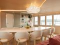 REPOSADO Tramontana Custom Yacht 52 m - main dining area REPOSADO Tramontana Custom Yacht 52 m - main dining area