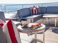 RESTLESS Princess 35M foredeck wine party