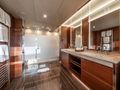 RESTLESS Princess 35M master cabin bathroom wider view