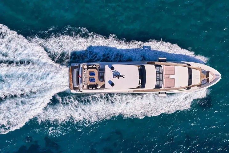 Charter Yacht RIANA II - Sanlorenzo SL118 - 5 Cabins - Athens - Mykonos - Paros - Cyclades - Greece