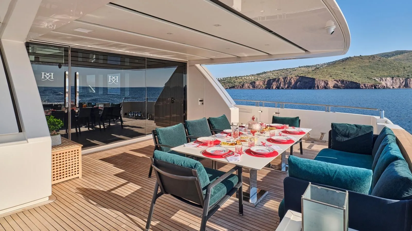 RIANA II Sanlorenzo SL118 - main aft deck