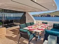 RIANA II Sanlorenzo SL118 - main aft deck RIANA II Sanlorenzo SL118 - main aft deck