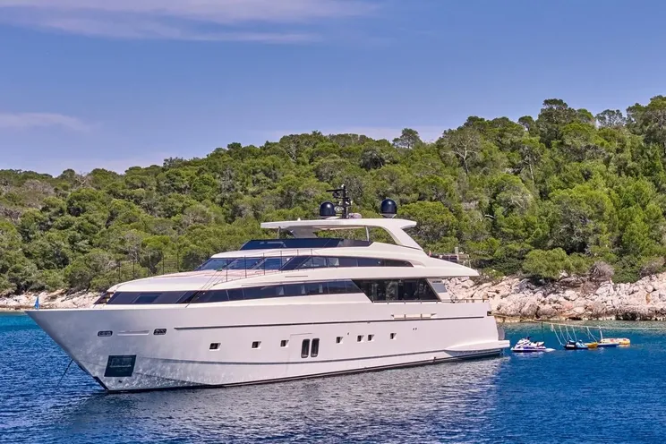 Charter Yacht RIANA II - Sanlorenzo SL118 - 5 Cabins - Athens - Mykonos - Paros - Cyclades - Greece
