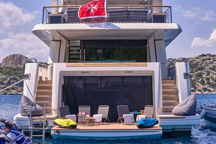 Charter Yacht RIANA II - Sanlorenzo SL118 - 5 Cabins - Athens - Mykonos - Paros - Cyclades - Greece