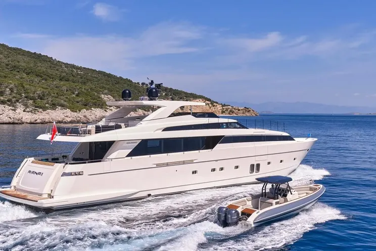 Charter Yacht RIANA II - Sanlorenzo SL118 - 5 Cabins - Athens - Mykonos - Paros - Cyclades - Greece