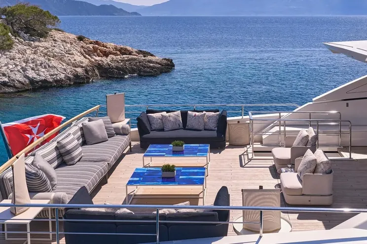 Charter Yacht RIANA II - Sanlorenzo SL118 - 5 Cabins - Athens - Mykonos - Paros - Cyclades - Greece