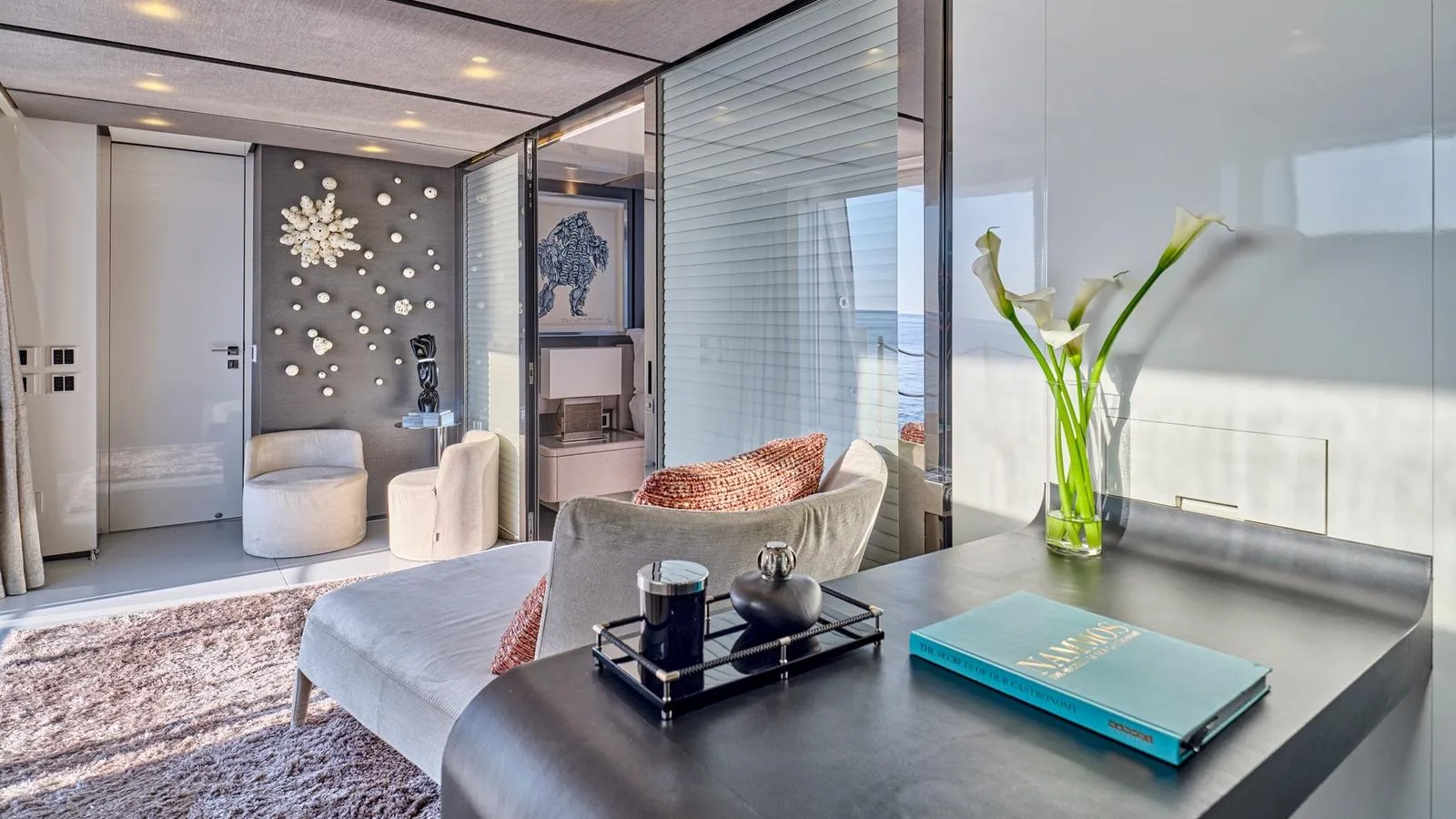 RIANA II Sanlorenzo SL118 - master cabin study