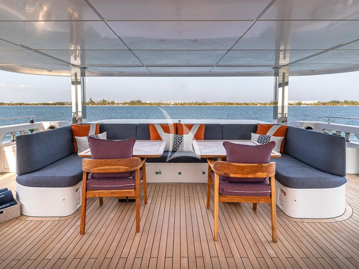 RISING DAWN Majesty Yachts Aft Deck 1 RISING DAWN Majesty Yachts Aft Deck 1