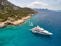 RIVA I Benetti Classic 120 - anchored near an island RIVA I Benetti Classic 120 - anchored near an island