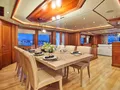 RIVA I Benetti Classic 120 - indoor dining area RIVA I Benetti Classic 120 - indoor dining area