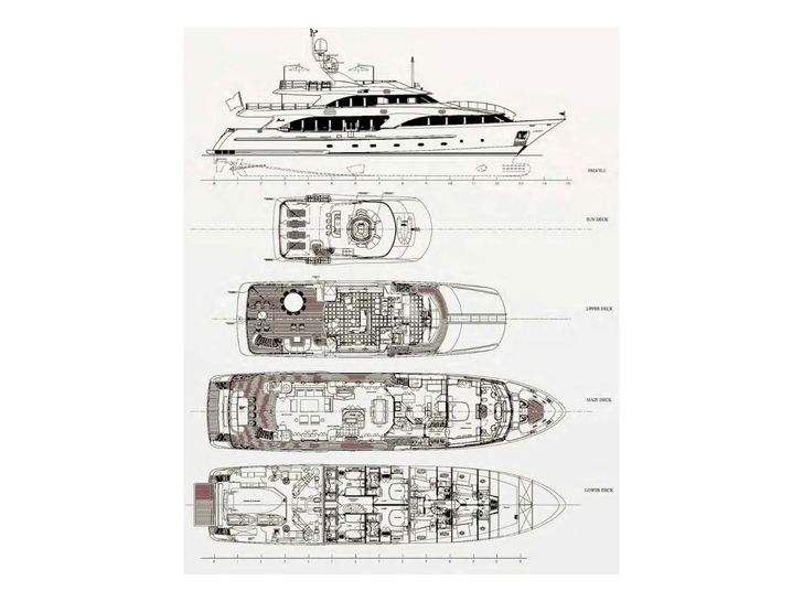 RIVA I Benetti Classic 120 - layout RIVA I Benetti Classic 120 - layout