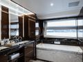 RIVIERA LIVING - Princess 35M,main cabin vanity unit and bathtub