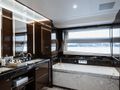 RIVIERA LIVING - Princess 35M,main cabin vanity unit and bathtub RIVIERA LIVING - Princess 35M,main cabin vanity unit and bathtub