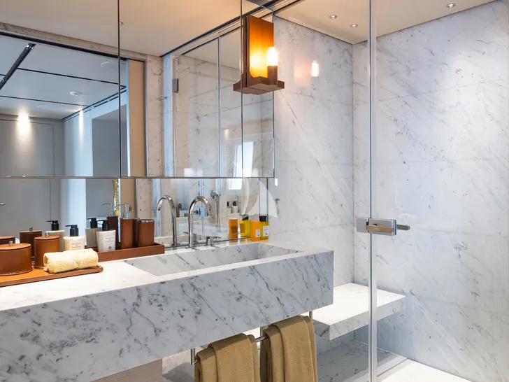 RMF Sanlorenzo 52 Steel - VIP cabin bathroom RMF Sanlorenzo 52 Steel - VIP cabin bathroom