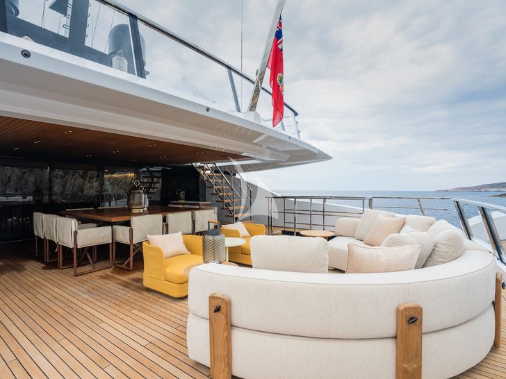 RMF Sanlorenzo 52 Steel - sky deck aft RMF Sanlorenzo 52 Steel - sky deck aft
