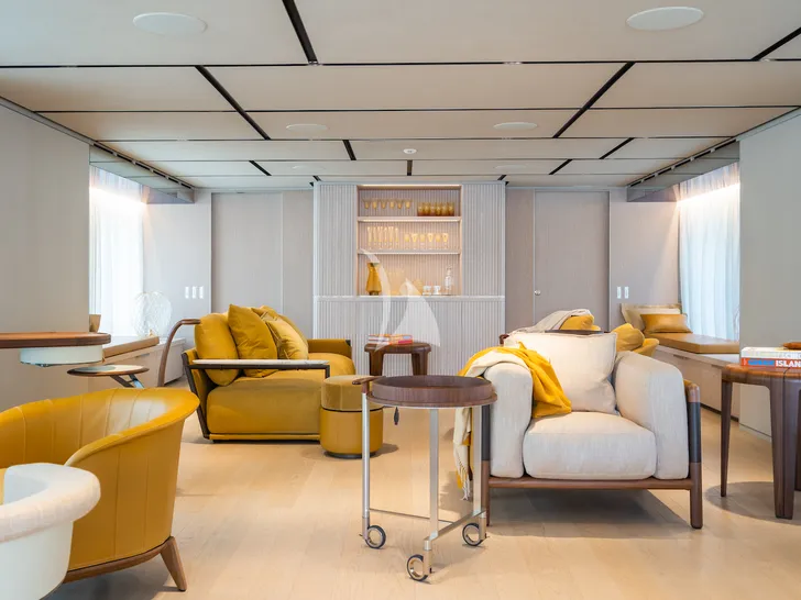 RMF Sanlorenzo 52 Steel - main saloon seating area RMF Sanlorenzo 52 Steel - main saloon seating area